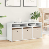 Lowboard with Drawer White 102 x 32 x 48.5 cm 8000588