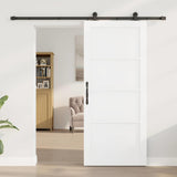 Sliding Door ORKDAL White 86 x 198.5 cm Solid Pine Wood 3333483