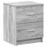 Bedside Cabinets 2 pcs with 2 Drawers Grey Sonoma 40x36x50 cm 858796
