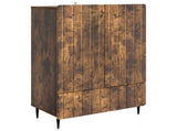 Sideboard Smoked Oak 66 x 34.5 x 97 cm Engineered Wood 894440