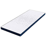 Mattress Topper White 70 x 200 x 8 cm Jaquard Fabric 4106264