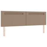 LED Headboard Cappuccino 180 cm Faux Leather 42007312
