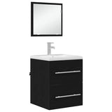 Bathroom Furniture Set with Drawer Black 41 x 38.5 x 48 cm 875694