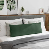 Sofa Pillows 2 pcs Dark Green 120 x 40 cm Corduroy Fabric 42013822