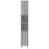 3 Piece Bathroom Cabinet Set Grey Sonoma Engineered Wood 3187795