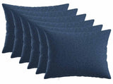 Cushion with Pillow HEERLEN 6 pcs Blue Fabric 926891