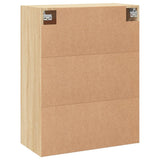 Wall Mounted Cabinet Sonoma Oak 69.5x34x90 cm Engineered Wood 835013