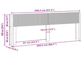 Headboard Concrete Grey PB 889658