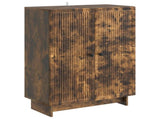 Sideboard Smoked Oak 66 x 34.5 x 90 cm Engineered Wood 893900