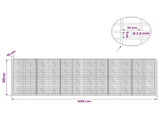Gabion with 3.5 mm Wire and 5x10 cm Mesh 600x10x200 cm 3462582
