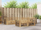 Outdoor Sofa Set 7 pcs White 247 x 128.5 x 73 cm 3392004