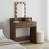 Dressing Table Brown 79 x 41 x 140 cm Engineered wood 865169