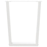 Dining Table Legs V-Shape 3 pcs White 70x cm Steel 4012661