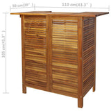Bar Table And Chair Set Warm brown Solid Acacia wood Standard 44008