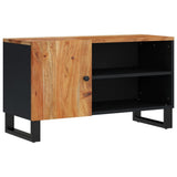 TV Cabinet 80x33x46 cm Solid Wood Acacia&Engineered Wood 351963