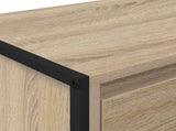 TV Cabinet Sonoma 100 x 36 x 49.5 cm Engineered Wood 886505