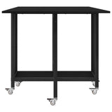 Folding Dining Table with Castors 130 x 80 x 76.5 cm 8006043