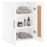 Wall Mounted Cabinet White 69.5x34x90 cm Engineered Wood 830372