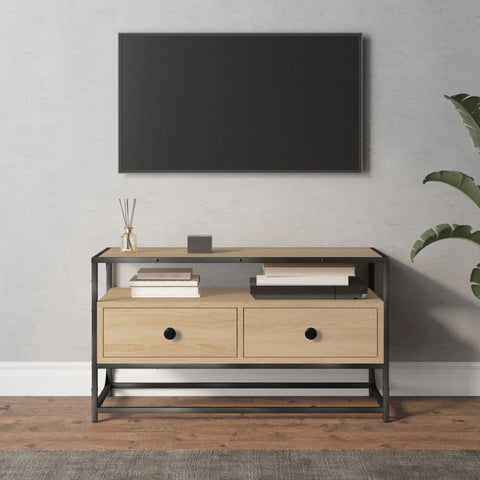 ZNTS TV Cabinet Sonoma Oak 80x35x45 cm Engineered Wood 826311