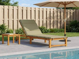 Sunlounger Cushion GEMERT 100% Polyester Light Green 948501