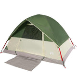 Camping Tent Dome 4-Person Green Waterproof 94699