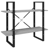 5-Tier Book Cabinet Grey Sonoma 80x30x175 cm Engineered Wood 3114017