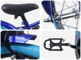 Kids Bike 16'' for 4-6 Years Old Dark Blue 42009329