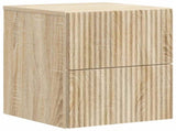 Wall-Mounted Bedside Cabinet Sonoma Oak 33 x 34.5 x 40 cm 898469