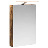 Bathroom Mirror Cabinet Smoked Oak 40 x 10.5 x 60.5 cm 889035