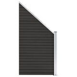 Fence Panel WPC 95x cm Grey 49071