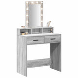Dressing Table Grey 79 x 41 x 140 cm Engineered Wood 865168