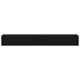 TV Cabinet Set 3 pcs Black Oak Engineered Wood 3333056