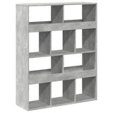 Bookcase Concrete Grey 100x33x125.5 cm Engineered Wood 3309360