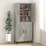 Sideboard Concrete Grey 69.5x34x90 cm Engineered Wood 812145