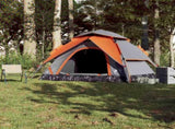 Camping Tent Dome 5-Person Grey and Orange Quick Release 4004187