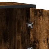 Sideboard Smoked Oak 68x35x76 cm Engineered Wood 848991