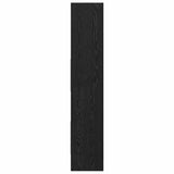Book Cabinet Black Oak 60 x 35 x 180 cm Engineered Wood 875023