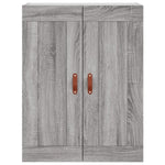 Highboard Grey Sonoma 69.5x34x180 cm Engineered Wood 3199919