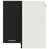 Hanging Cabinet Lyon Black Oak 57 x 57 x 60 cm Engineered Wood 863148