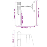 Outdoor Playset Solid Wood Pine 3155876