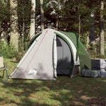 ZNTS Camping Tent Dome 2-Person Green Waterproof 94339