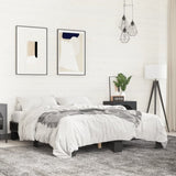 Bed Frame without Mattress Black 150x200 cm King Size 3280232