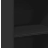 Highboard Black 50x41x124 cm Engineered Wood 846398