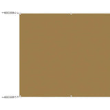 Vertical Awning Beige 100x1200 cm Oxford Fabric 148261