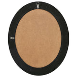 Wall Mirror Baroque Style 50x60 cm Black 320351
