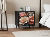 Bedside Cabinet BORNE 2 pcs Black Oak 36 x 33 x 51 cm 8007244