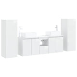 Bathroom Furniture Set 5 pcs High Gloss White 3405997