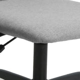 ZNTS Office Chair Light Grey Fabric 353017