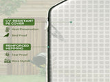 Walk-in Greenhouse with 3 Tier 12 Shelves, Small Greenhouse with Reinforced PE Cover, Garden Plant T3398P318656