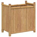 ZNTS Planter 50x30x50 cm Bamboo 366462